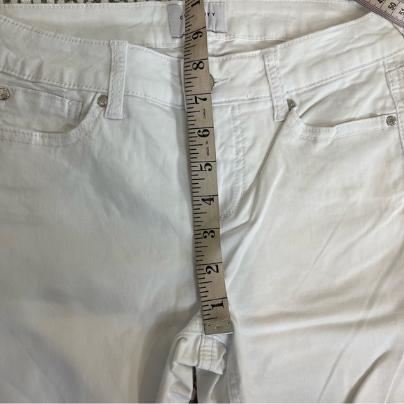 Celebrity Pink White Bell Bottom Pants Mid Rise Wide Leg Size 25 - Picture 11 of 11